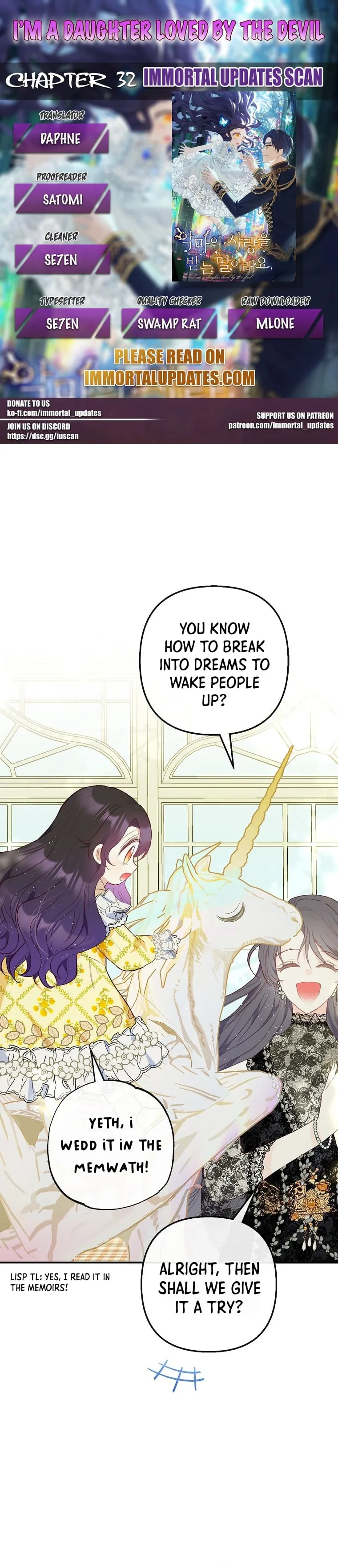 I Am A Daughter Loved By The Devil Chapter 32 page 2