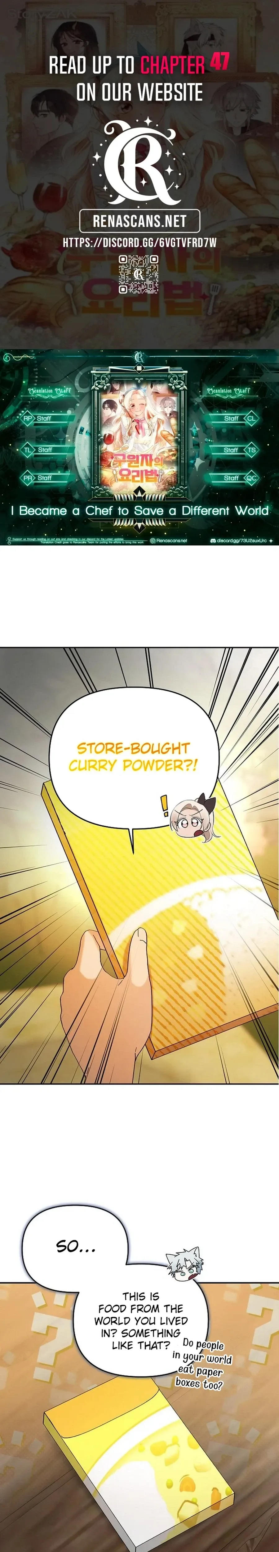 I Became a Chef to Save a Different World Chapter 40 page 1