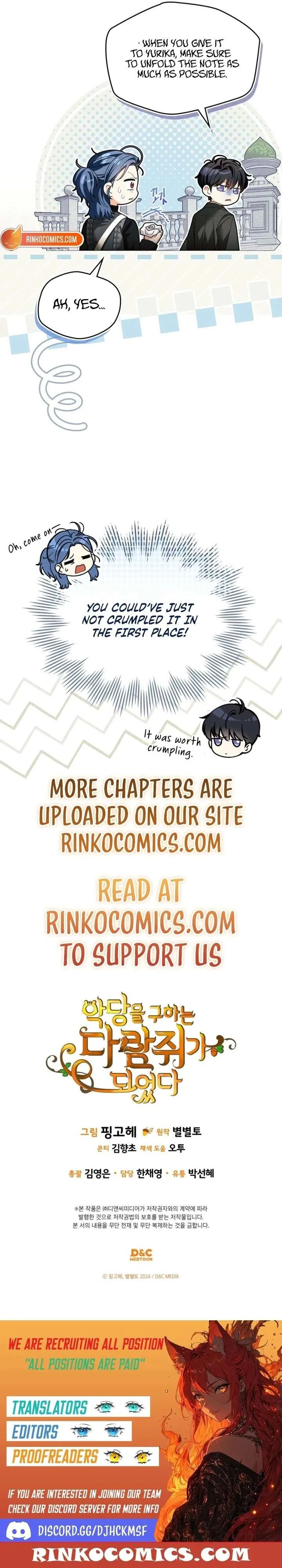 I Became A Squirrel Saving The Villain Chapter 63 page 18