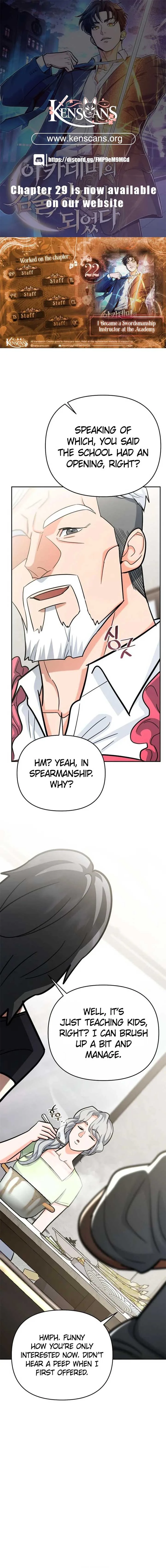 I Became a Swordsmanship Instructor at the Academy Chapter 22 page 2