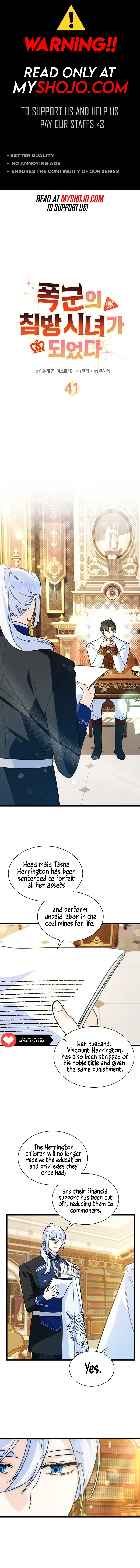I Became a Tyrant’s Maid Chapter 41 page 1