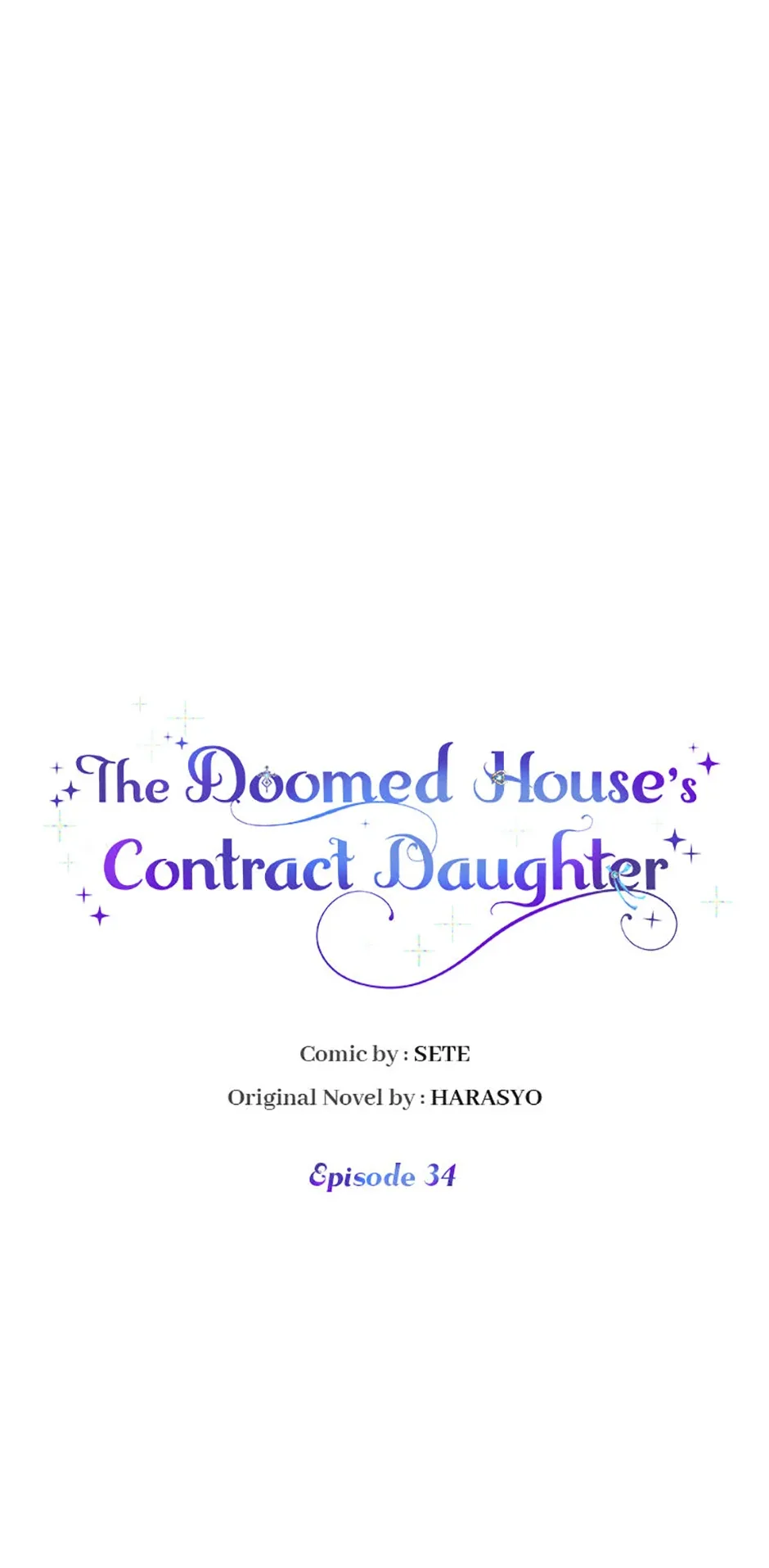 I Became the Contract Daughter of the soon-to-be-ruined Family Chapter 34 page 1