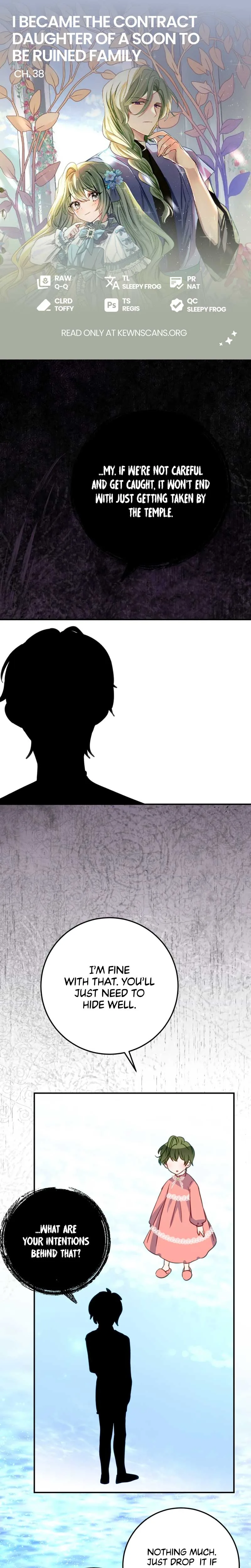 I Became the Contract Daughter of the soon-to-be-ruined Family Chapter 38 page 2