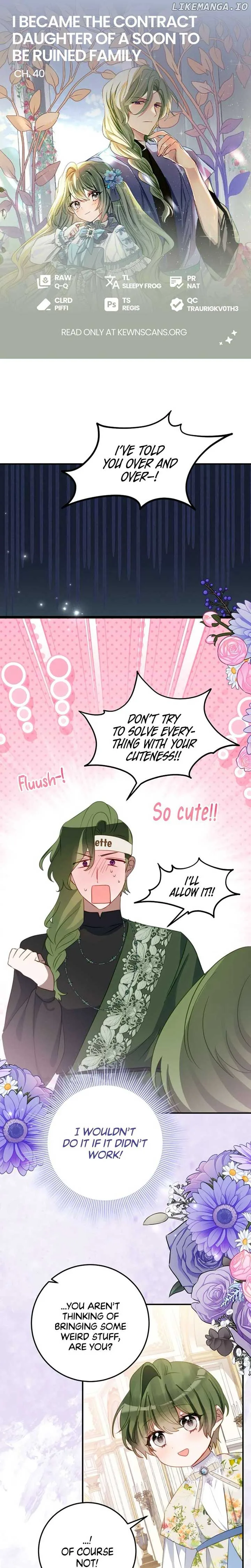 I Became the Contract Daughter of the soon-to-be-ruined Family Chapter 40 page 2