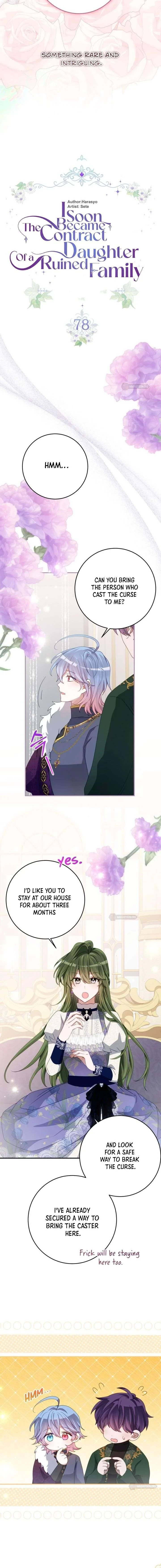 I Became the Contract Daughter of the soon-to-be-ruined Family Chapter 78 page 6