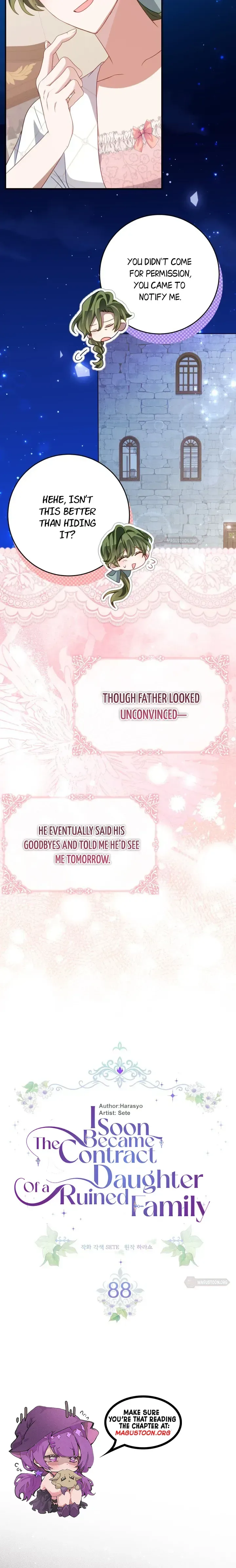 I Became the Contract Daughter of the soon-to-be-ruined Family Chapter 88 page 12