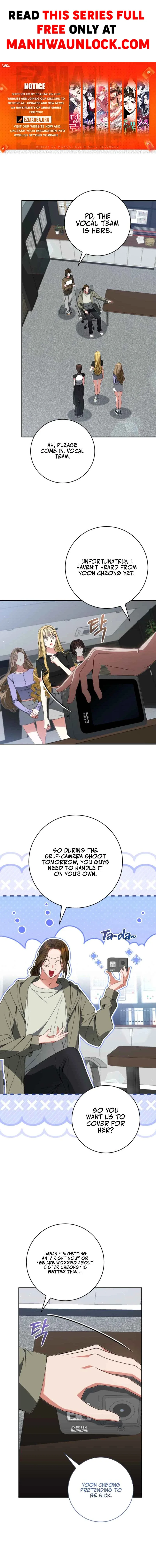 I Became the Cursed Idol Leader Chapter 28 page 1