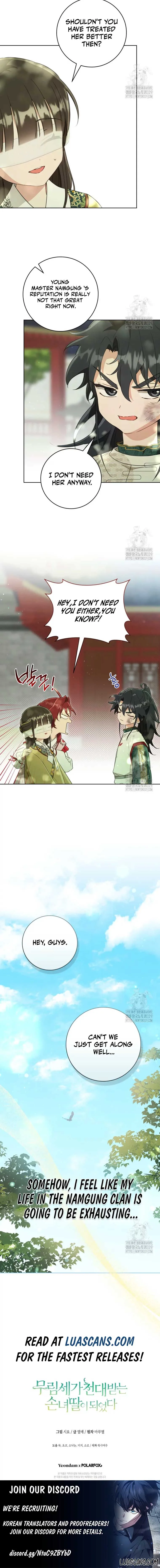 I became the Despised Granddaughter of the Powerful Martial Arts Family Chapter 52 page 14
