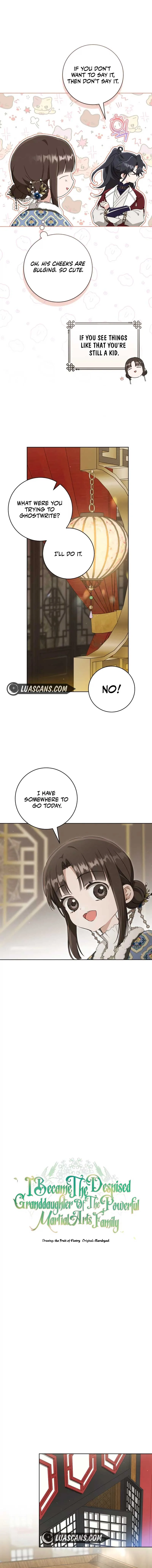 I became the Despised Granddaughter of the Powerful Martial Arts Family Chapter 53 page 7