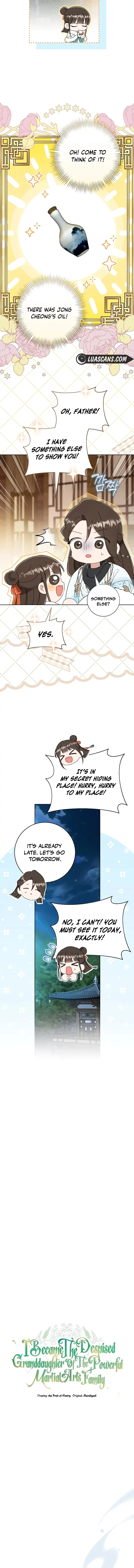 I became the Despised Granddaughter of the Powerful Martial Arts Family Chapter 57 page 10