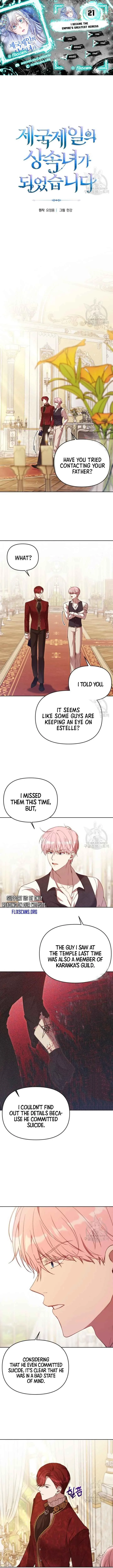 I Became the Greatest Heiress of the Empire Chapter 21 page 2