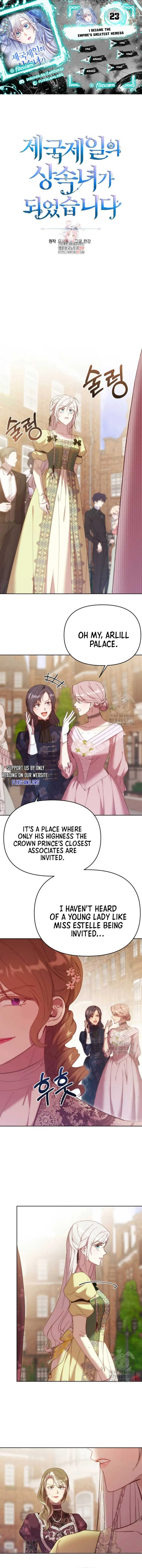 I Became the Greatest Heiress of the Empire Chapter 23 page 2