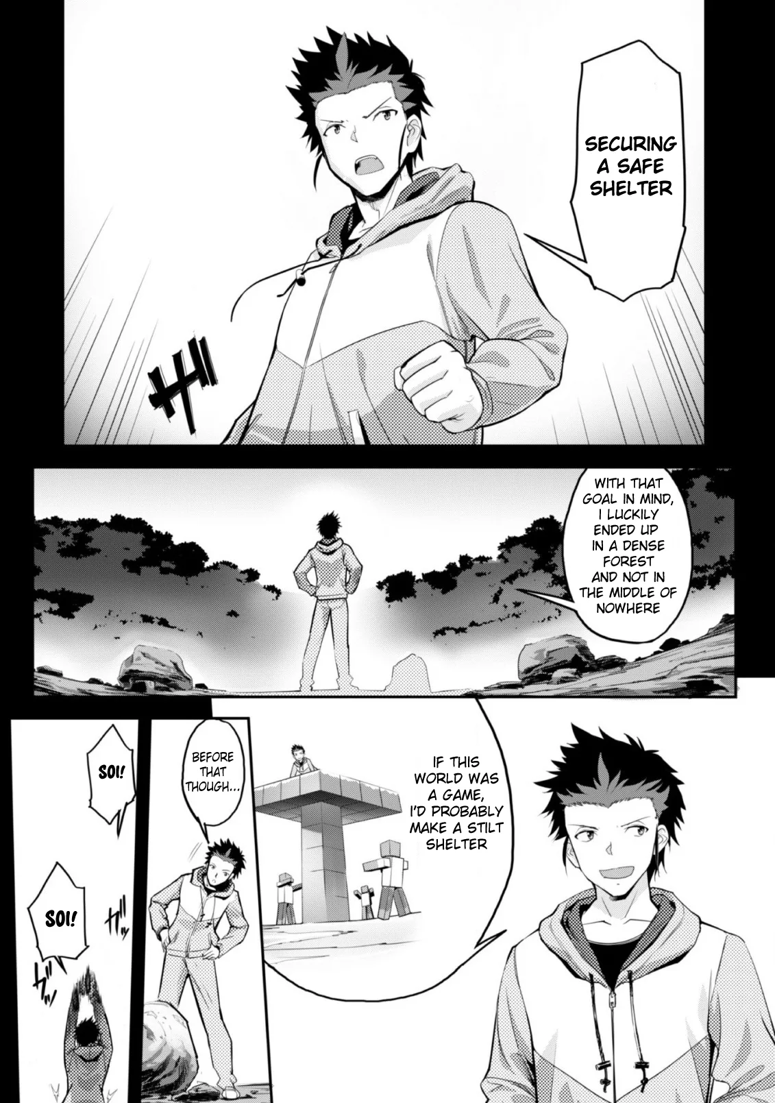 Isekai Minecraft Chapter 1 page 12