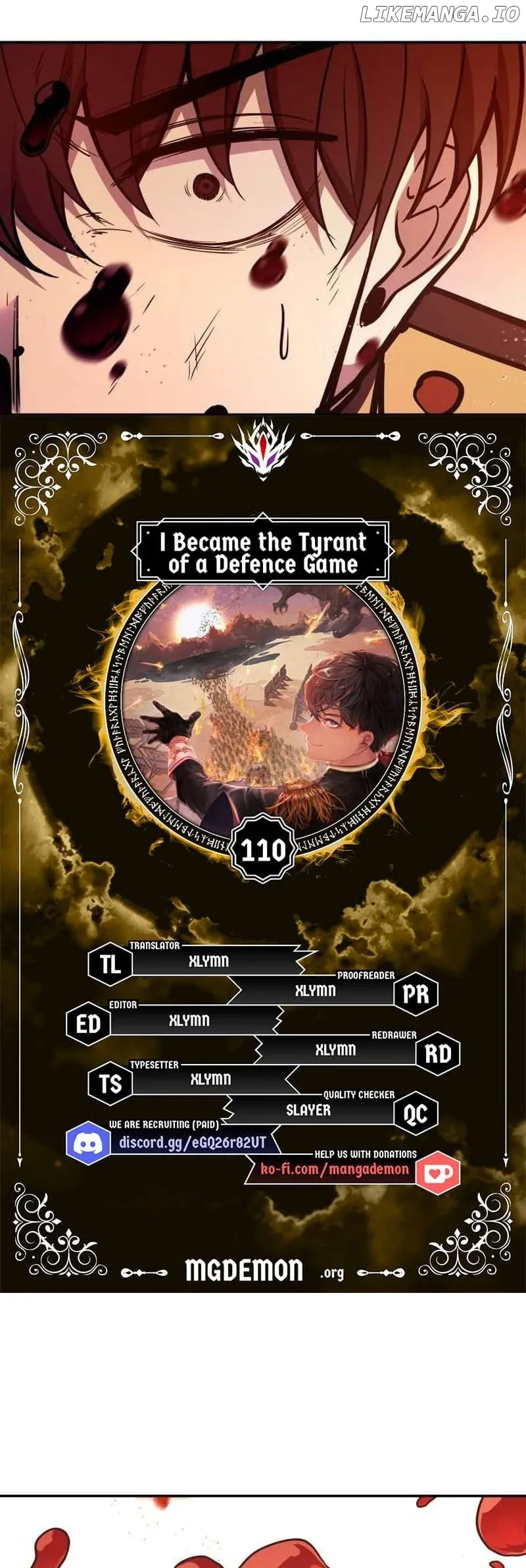 I Became the Tyrant of a Defence Game Chapter 110 page 3