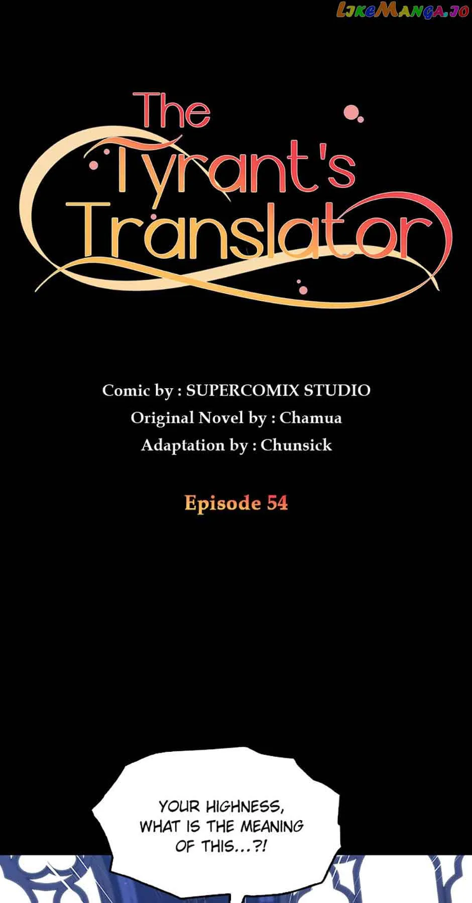 I Became the Tyrant’s Translator Chapter 54 page 6