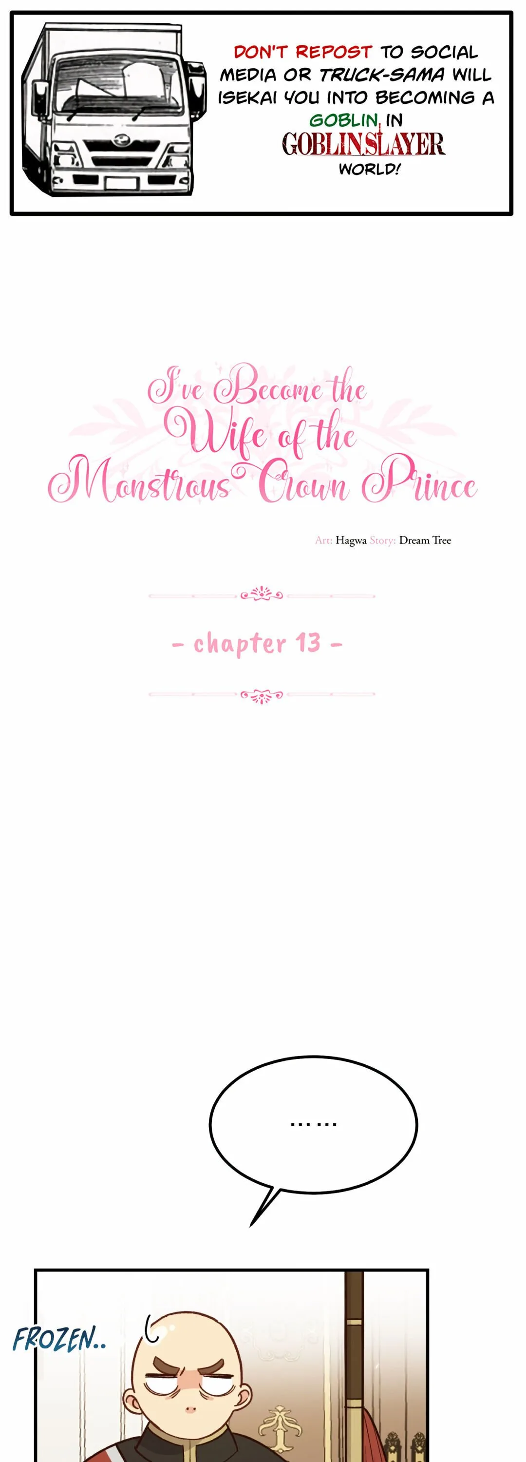I Became The Wife Of The Monstrous Crown Prince Chapter 13 page 2