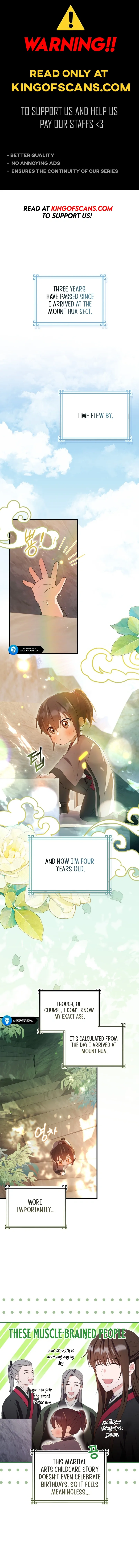 I Became The Youngest Disciple of The Mount Hua Sect Chapter 4 page 1