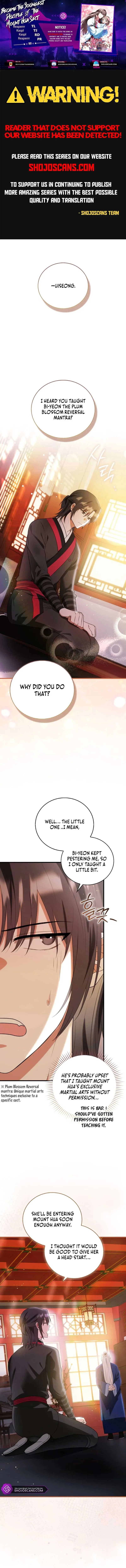 I Became The Youngest Disciple of The Mount Hua Sect Chapter 10 page 2