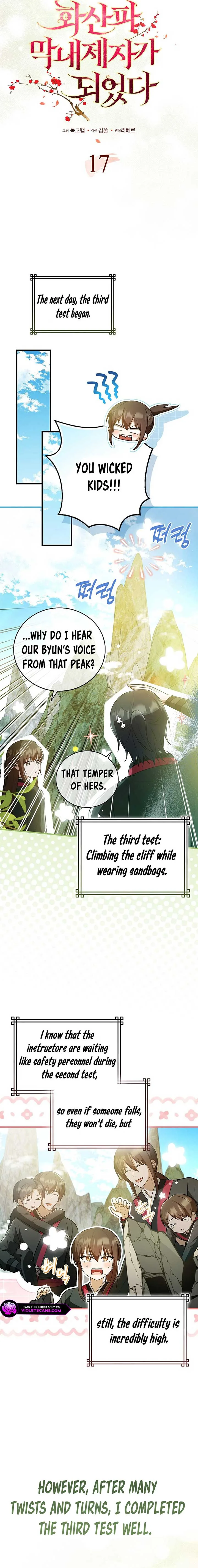 I Became The Youngest Disciple of The Mount Hua Sect Chapter 17 page 6