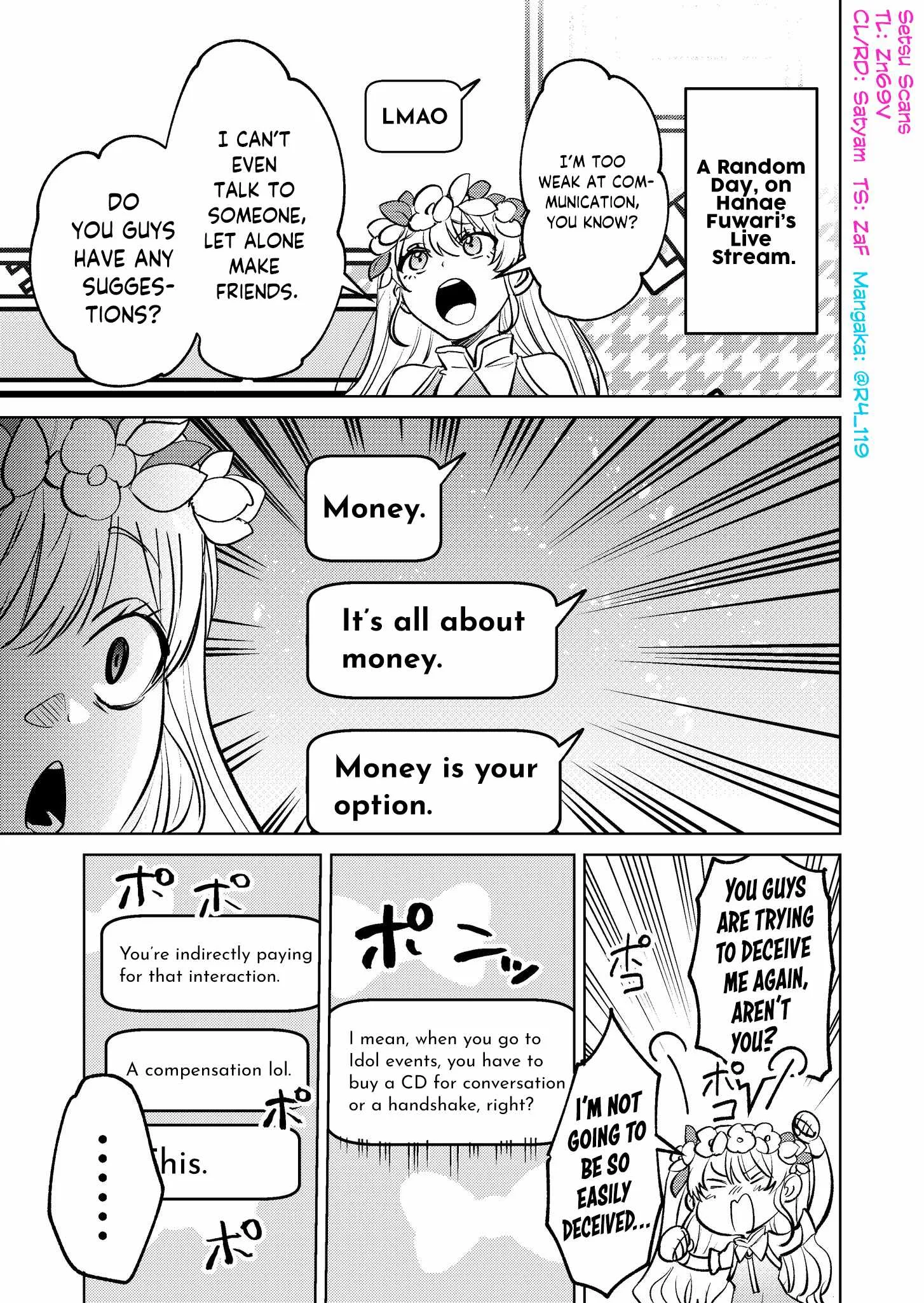 My Favorite VTuber Is Scary IRL Chapter 9.5 page 1