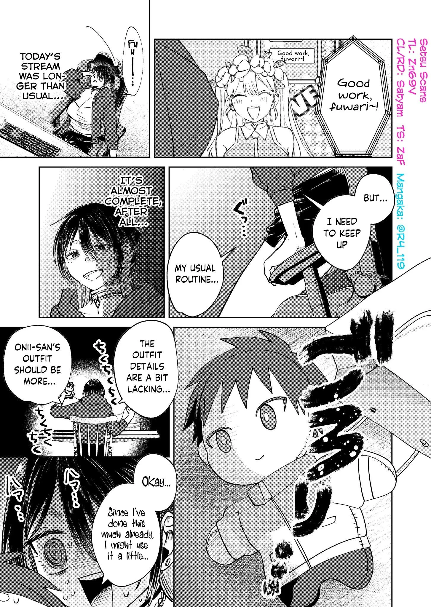 My Favorite VTuber Is Scary IRL Chapter 17.6 page 1