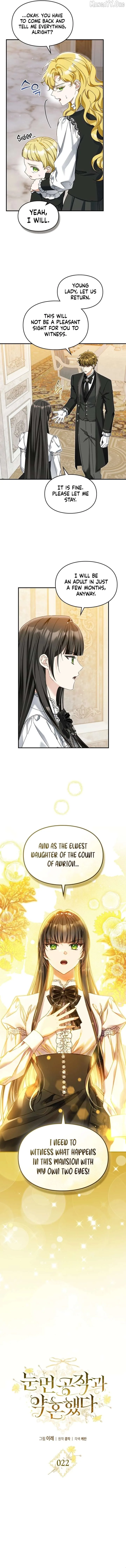 I Got Engaged To The Blind Duke Chapter 22 page 3