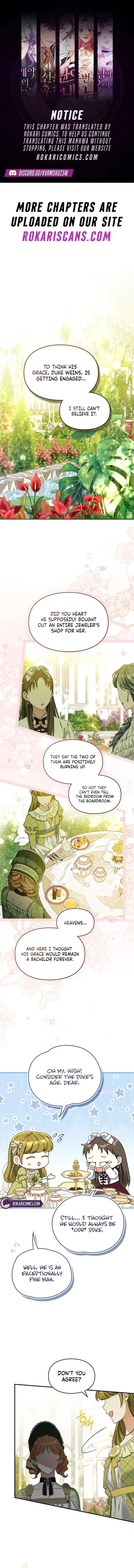 I Got Engaged To The Blind Duke Chapter 30 page 1