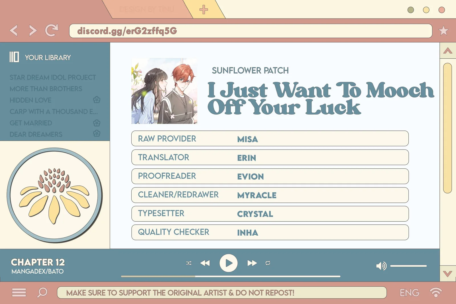 I Just Want To Mooch Off Your Luck Chapter 12 page 18