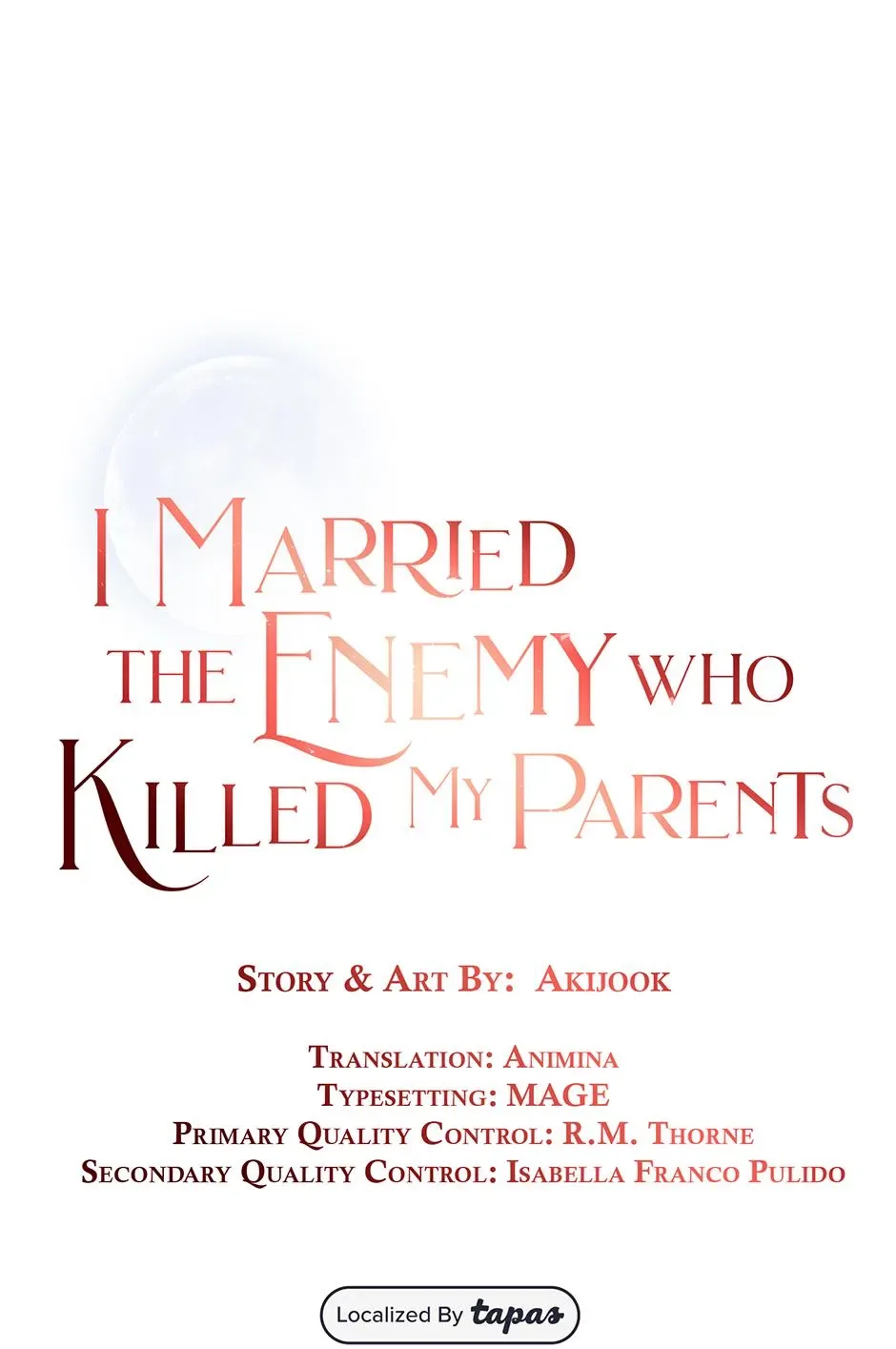 I Married the Enemy Who Killed My Parents Chapter 74 page 1