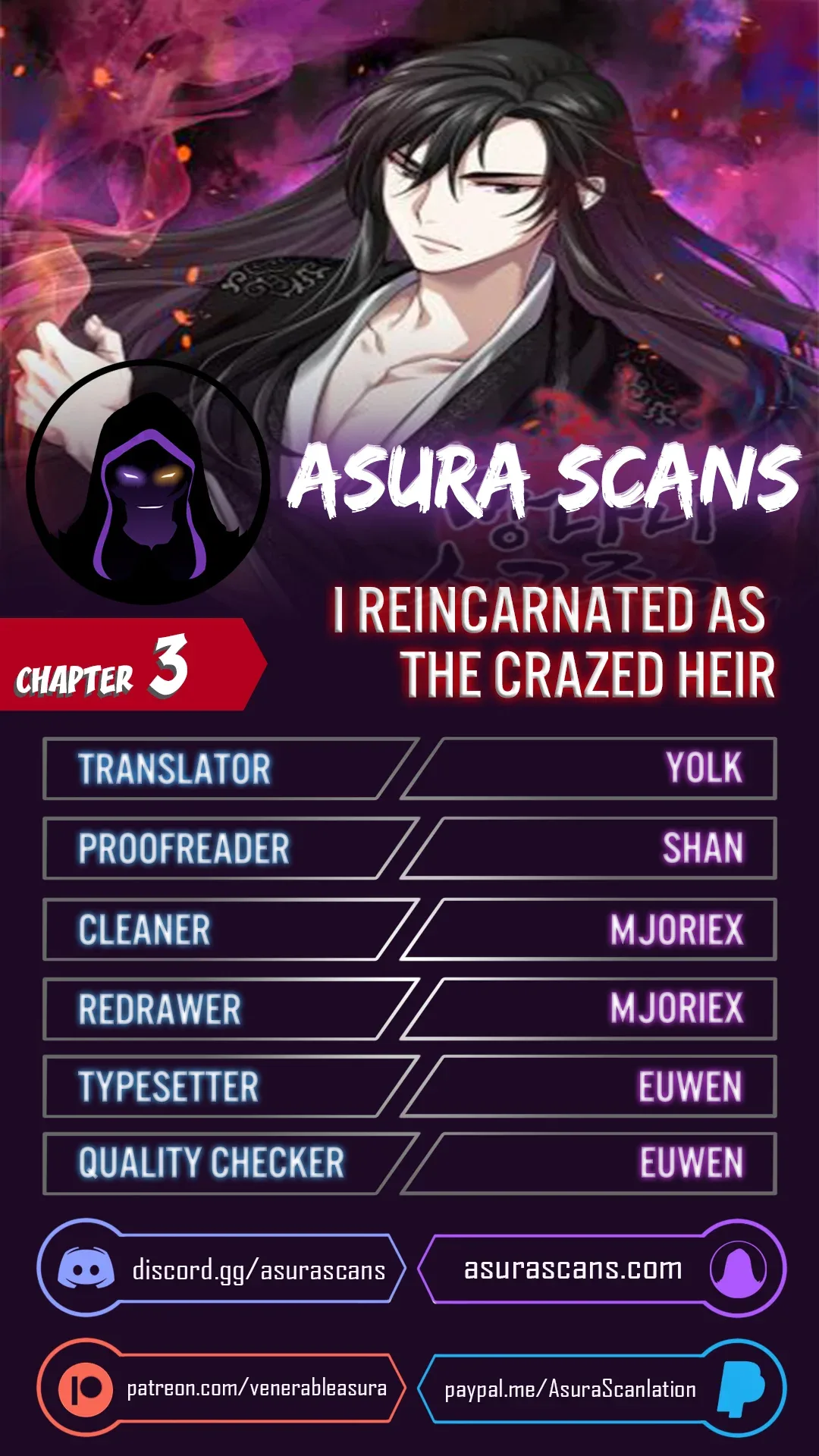 I Reincarnated As The Crazed Heir Chapter 3 page 1