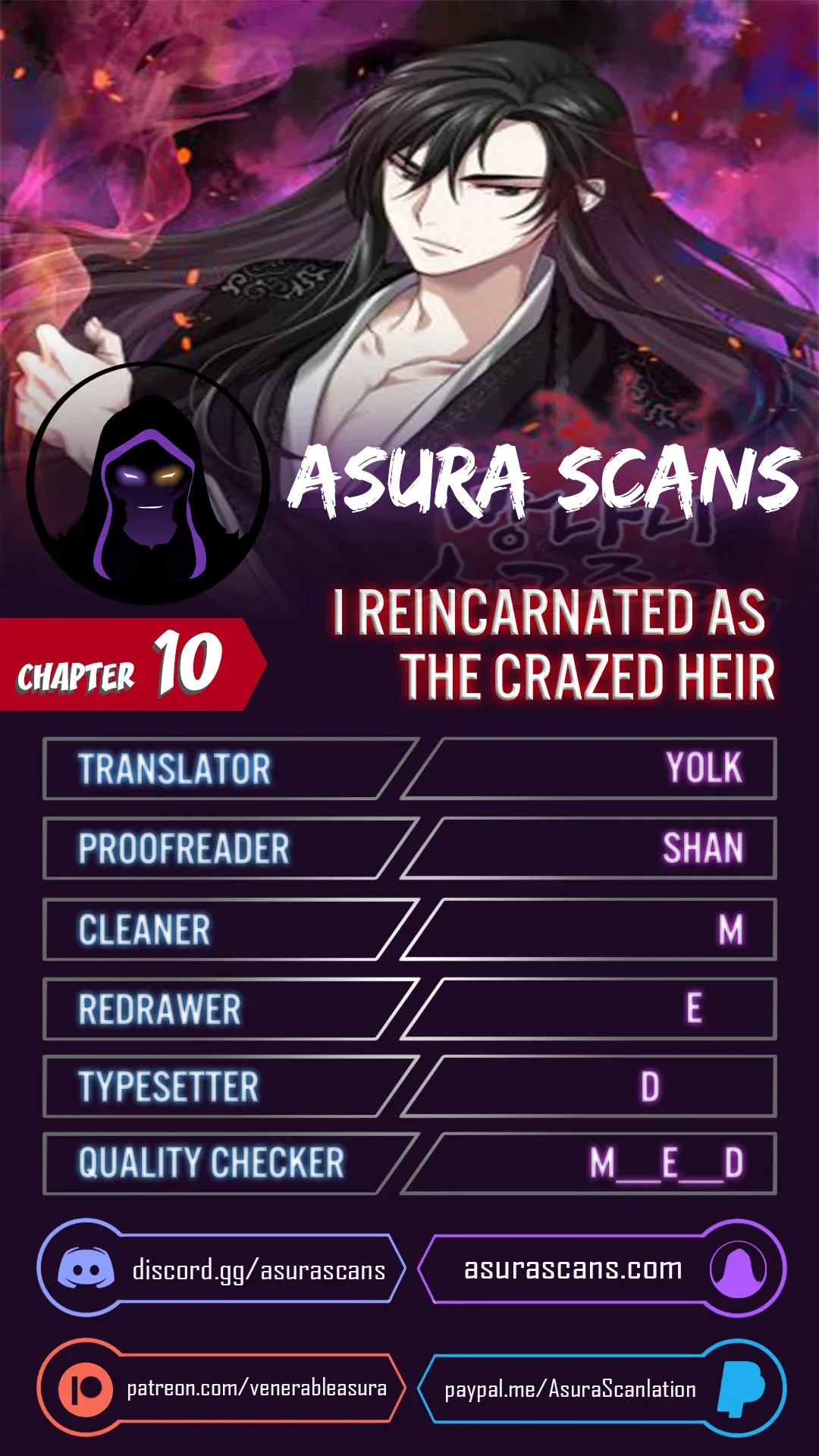 I Reincarnated As The Crazed Heir Chapter 10 page 1