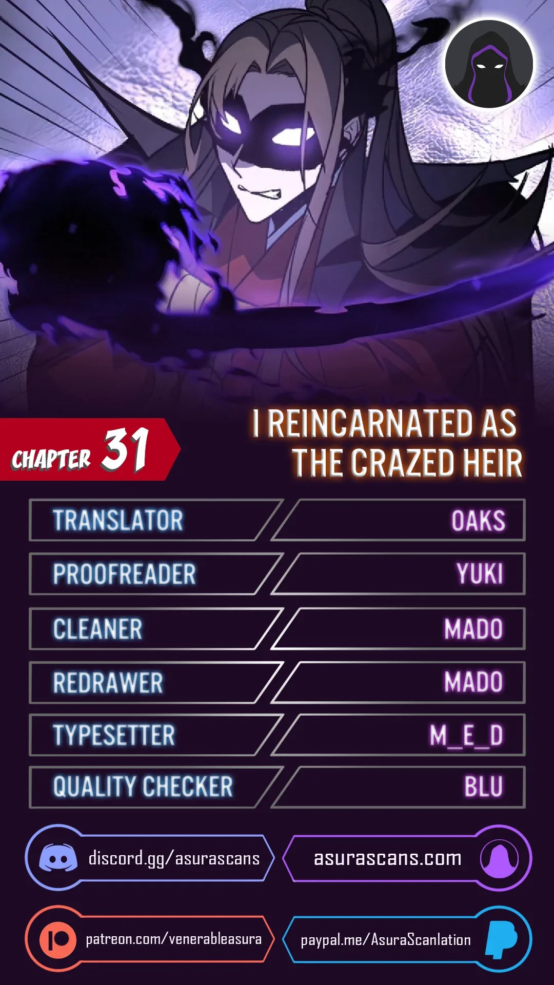 I Reincarnated As The Crazed Heir Chapter 31 page 1