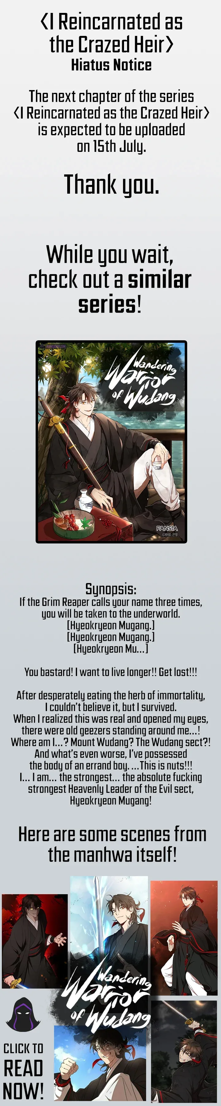 I Reincarnated As The Crazed Heir Chapter 55.5 page 1