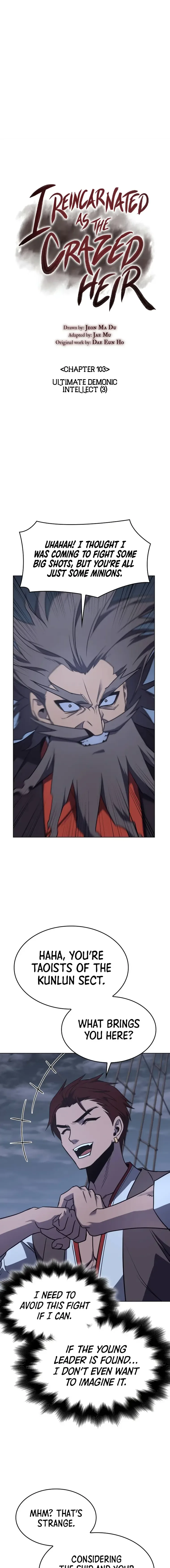 I Reincarnated As The Crazed Heir Chapter 103 page 7