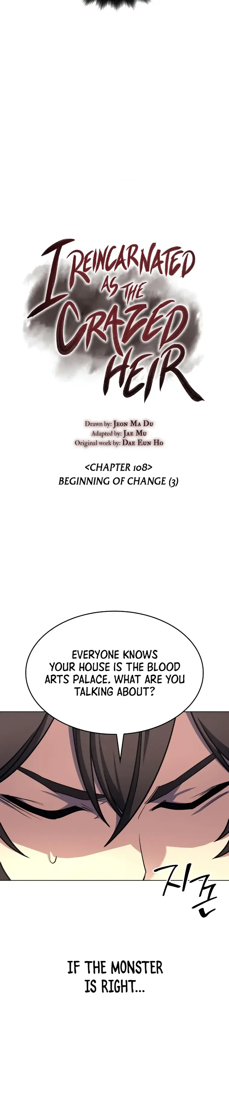 I Reincarnated As The Crazed Heir Chapter 108 page 24