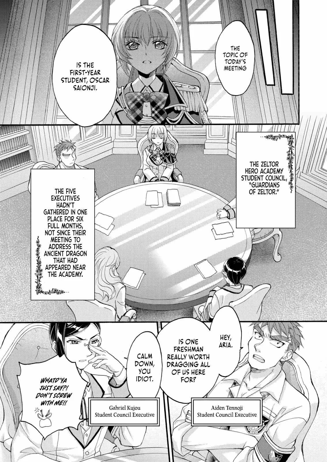 Oscar Saionji of the Hero Academy Chapter 3 page 21