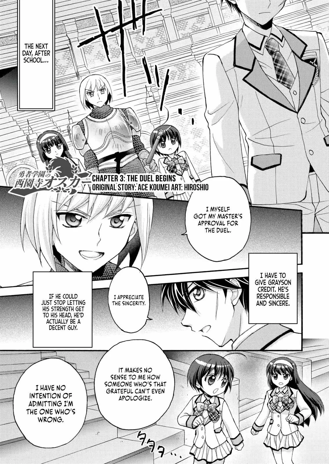Oscar Saionji of the Hero Academy Chapter 3 page 2