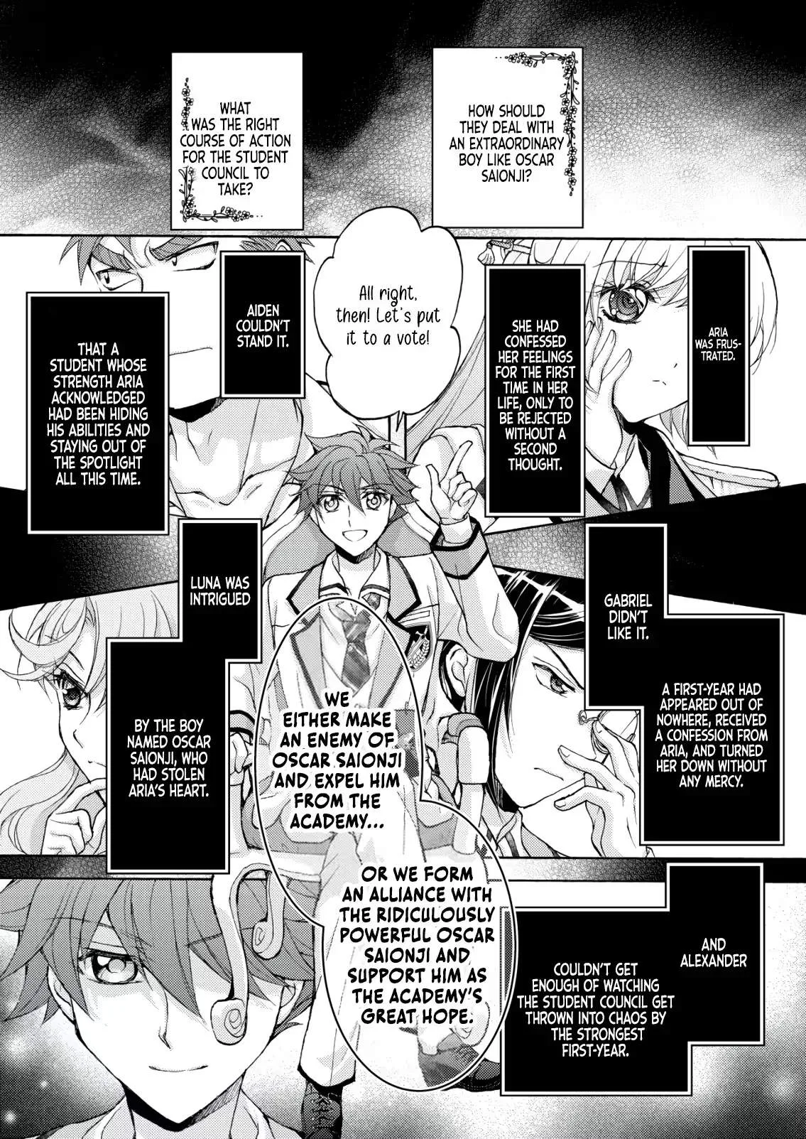 Oscar Saionji of the Hero Academy Chapter 4 page 8
