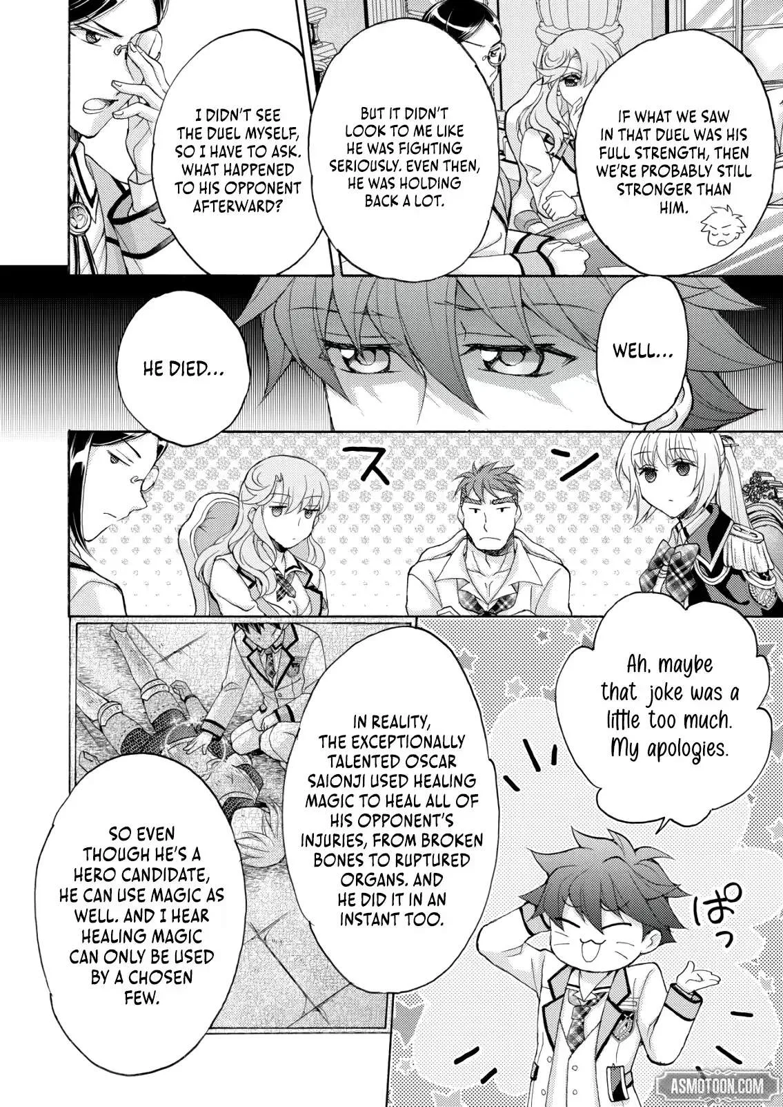 Oscar Saionji of the Hero Academy Chapter 4 page 7