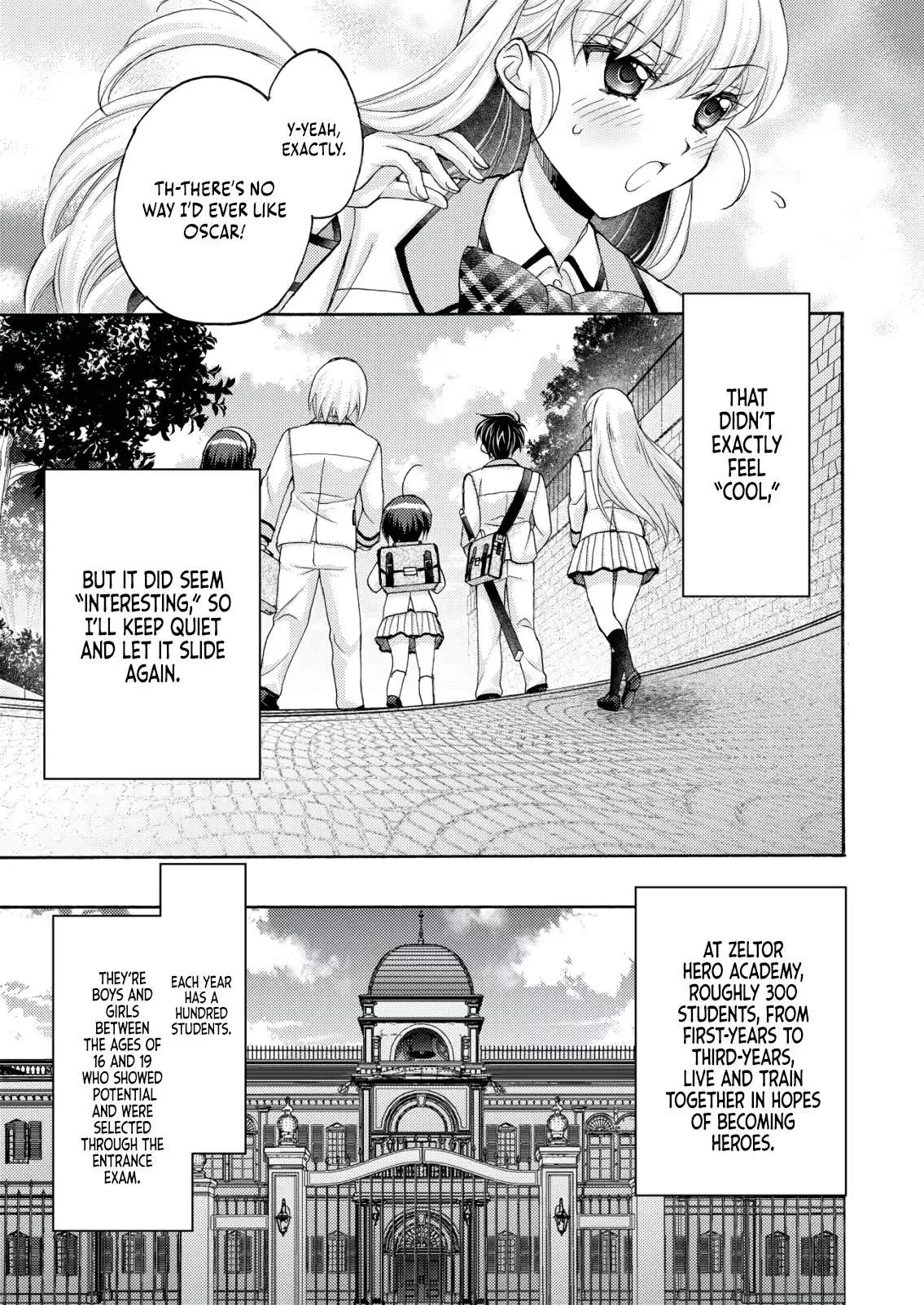 Oscar Saionji of the Hero Academy Chapter 4 page 14