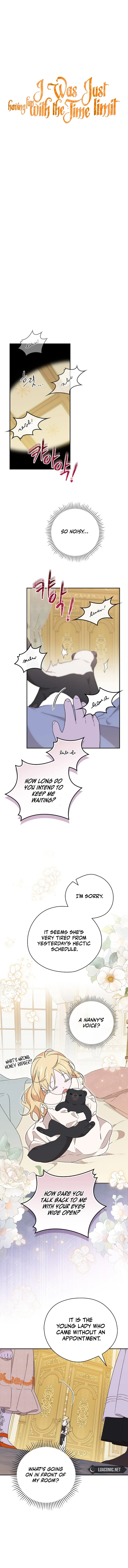 I Was Just Having Fun With The Time Limit Chapter 27 page 7