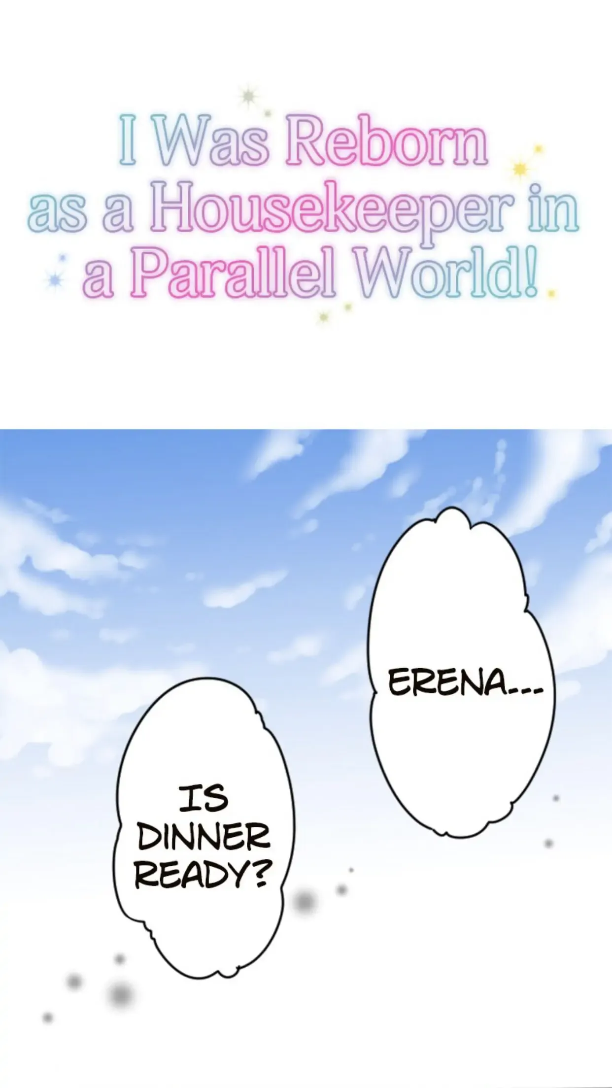 I was Reborn as a Housekeeper in a Parallel World! Chapter 1 page 2