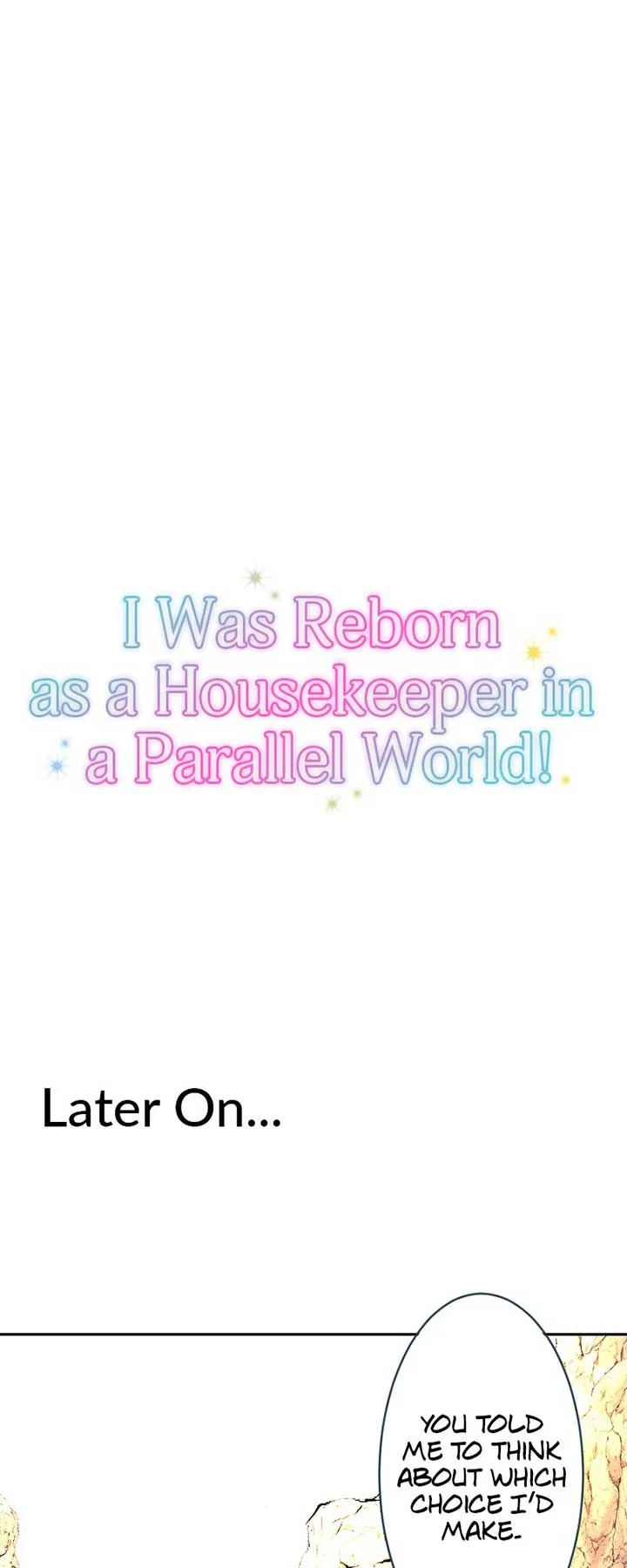I was Reborn as a Housekeeper in a Parallel World! Chapter 186 page 80