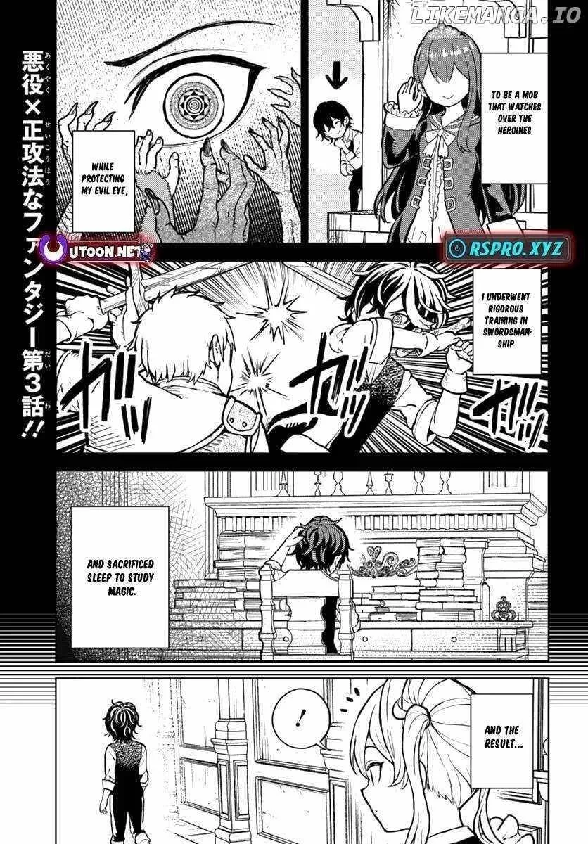 I Was Reincarnated as the Villain With Evil Eyes, so I Aim to Be a Mob Character Chapter 3 page 2