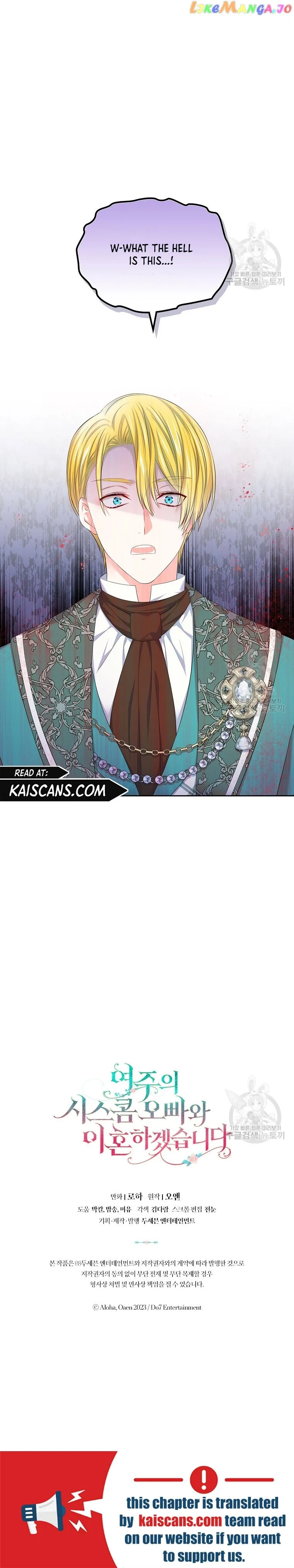 I Will Divorce the Female Lead’s Siscon Brother Chapter 22 page 14