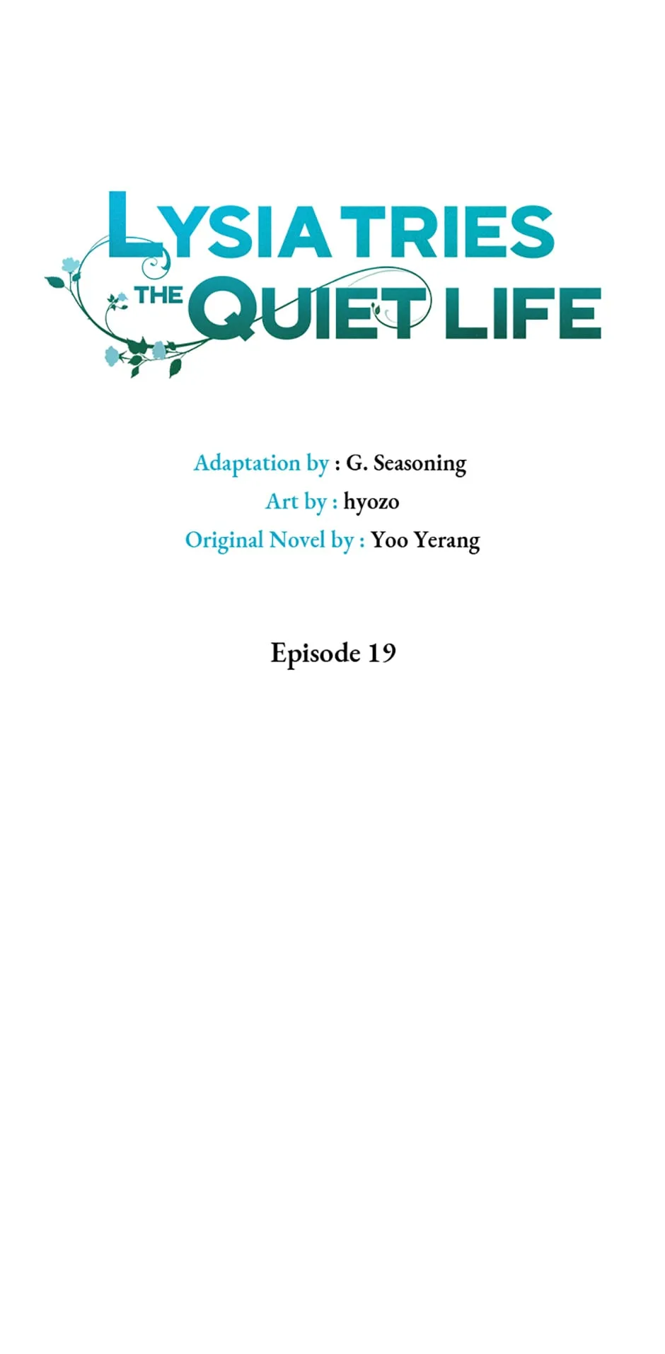 I Will Live as a Supporting Role in This Life Chapter 19 page 19