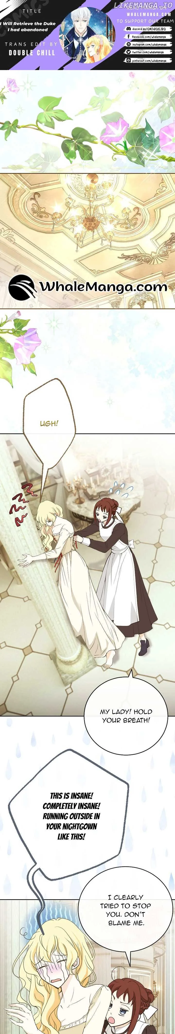 I will retrieve the Duke I had abandoned Chapter 8 page 2