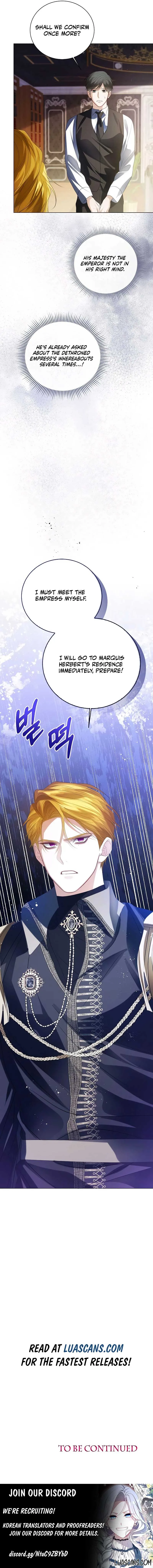 I Will Surrender My Position as the Empress Chapter 73 page 13