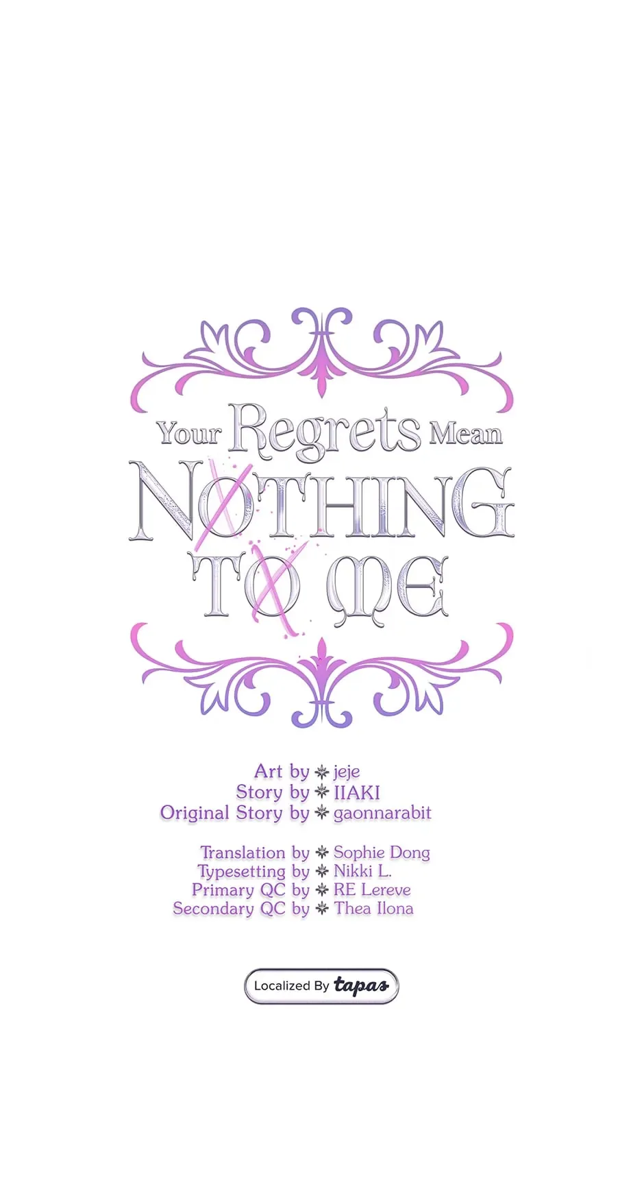 I Won’t Accept Your Regrets Chapter 104 page 14