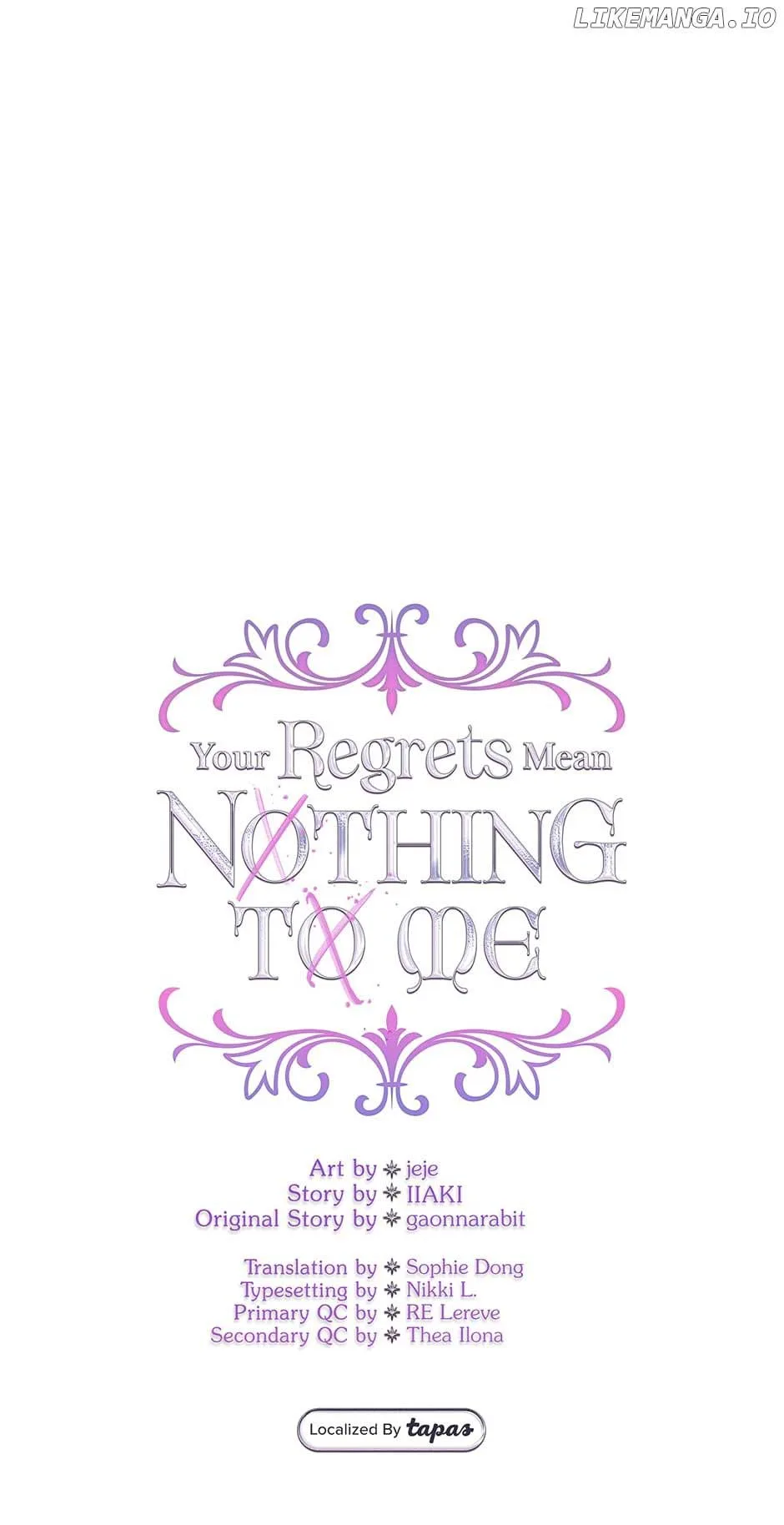 I Won’t Accept Your Regrets Chapter 111 page 4